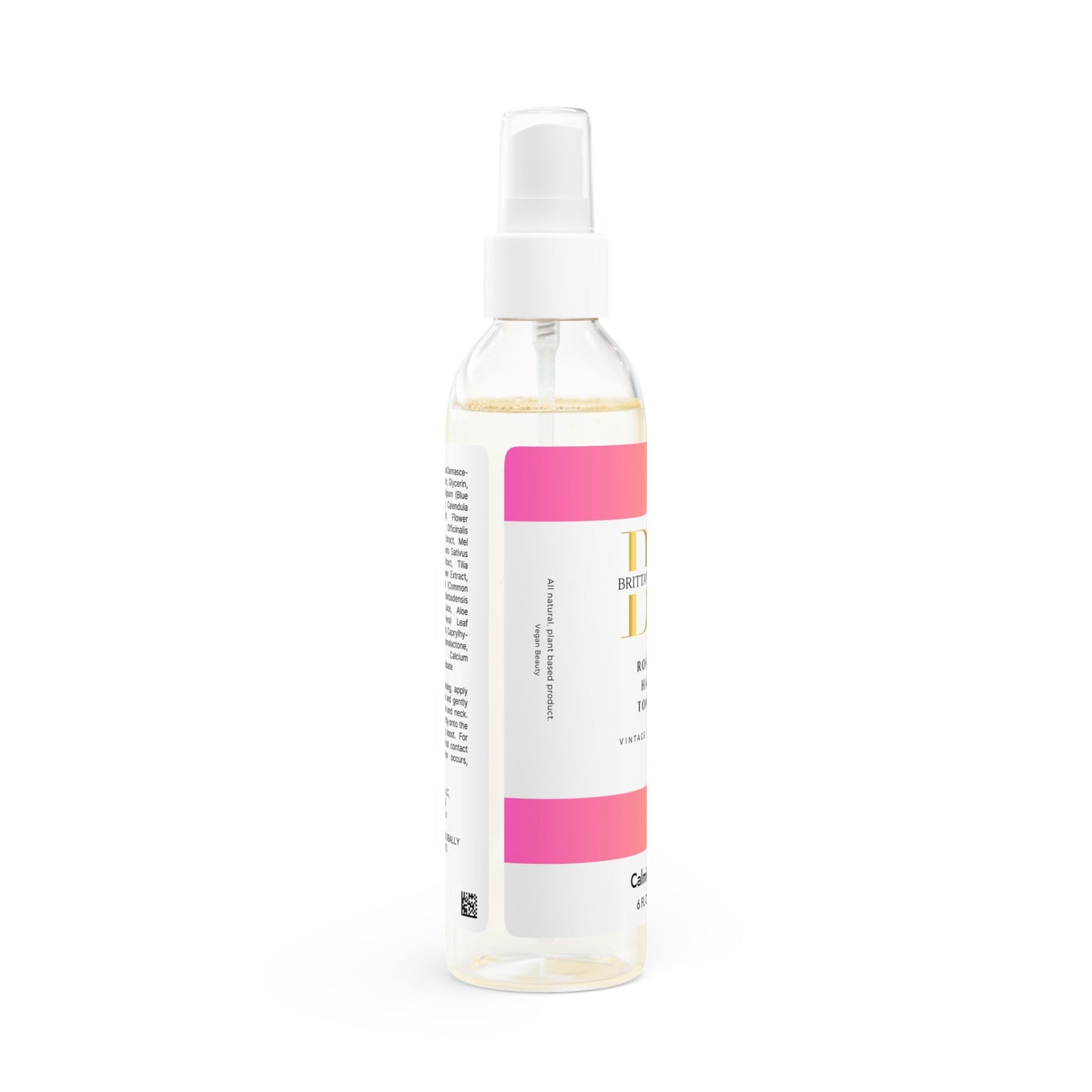 Rose Water Harmony Toner Mist – Soothing Toner for Sensitive, Acne-Prone Skin – Hydrating & Calming, 6 fl. oz.