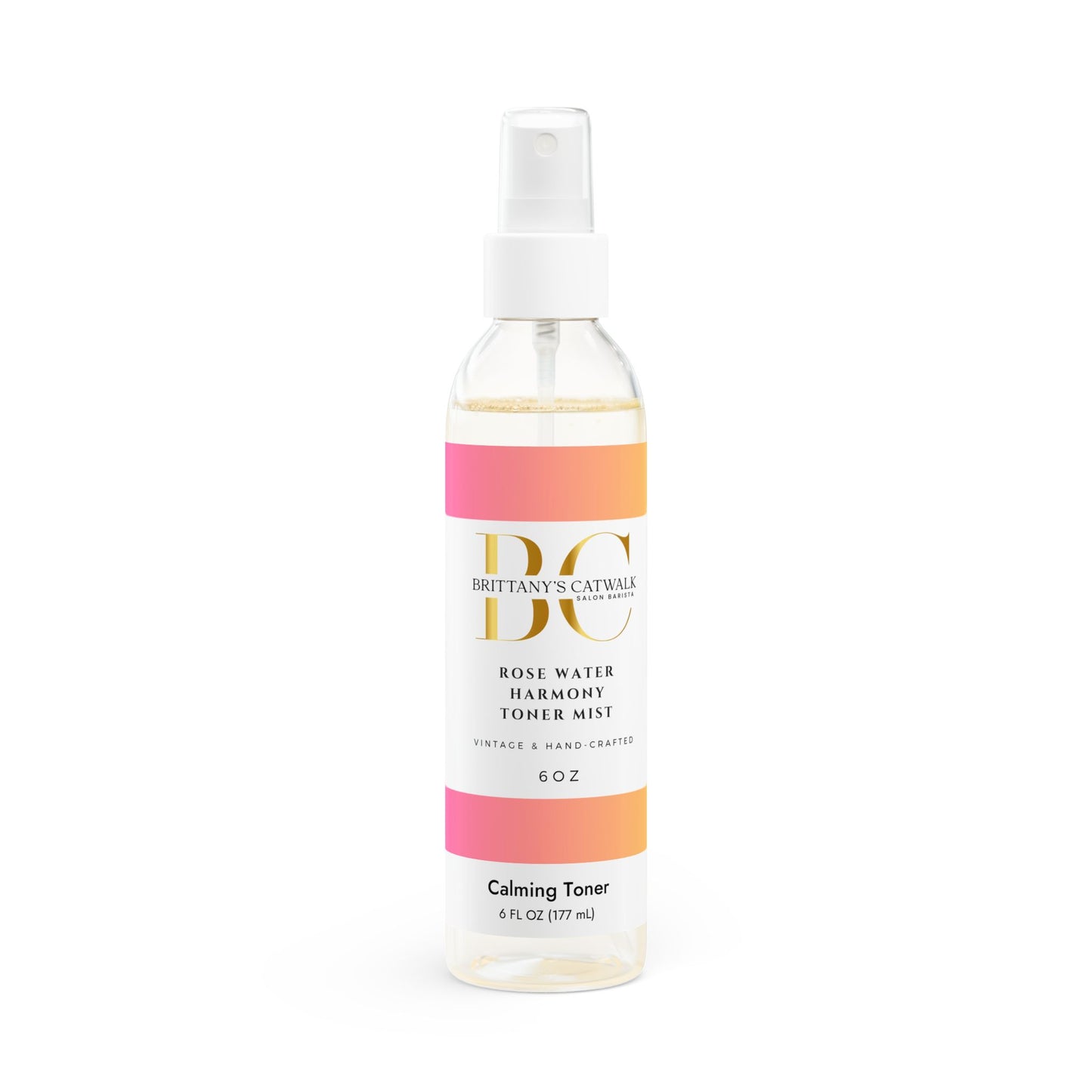 Rose Water Harmony Toner Mist – Soothing Toner for Sensitive, Acne-Prone Skin – Hydrating & Calming, 6 fl. oz.