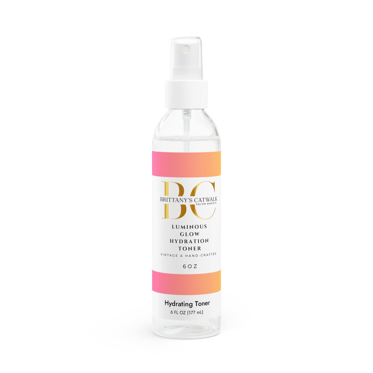 Luminous Glow Hydration Toner – Fragrance-Free Hydrating Toner for Dry, or Acne-Prone Skin – Vegan & Cruelty-Free, 6 fl. oz.