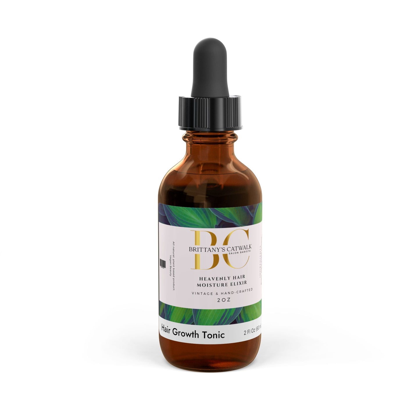 Heavenly Hair Growth Tonic – Biotin, Turmeric, and Caffeine for Thicker, Fuller Hair – Vegan & Cruelty-Free, 2 fl. oz.