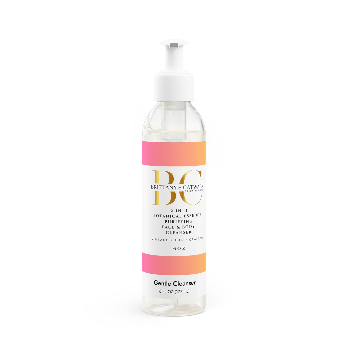 2-in-1 Botanical Essence Purifying Cleanser for Face and Body – Fragrance-Free - Sensitive – Vegan & Cruelty-Free, 6 fl. oz.